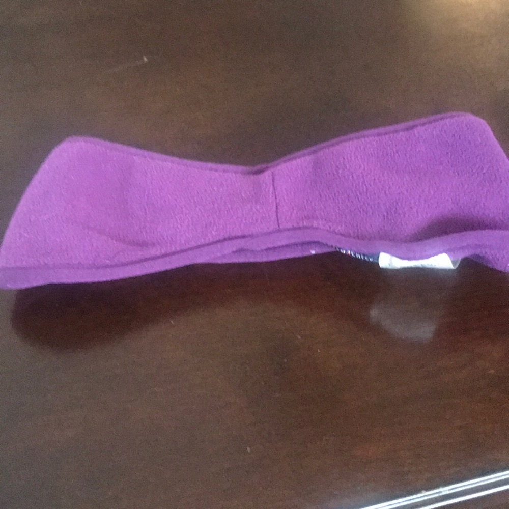 Girls Lands End fleece headband. Kids Medium